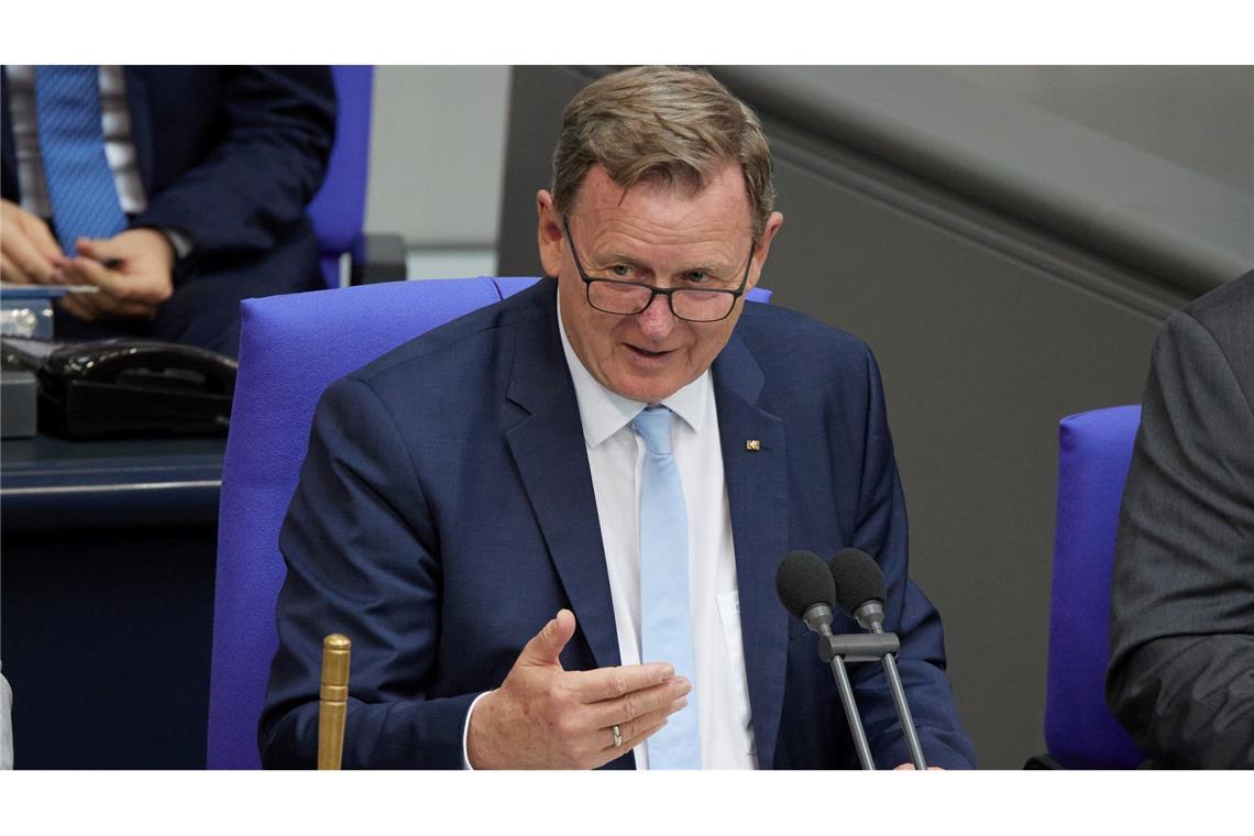 Schon in seiner Zeit als Thüringer Ministerpräsident hatte Bodo Ramelow eine Debatte über die Nationalhymne angestoßen. (Archivbild)