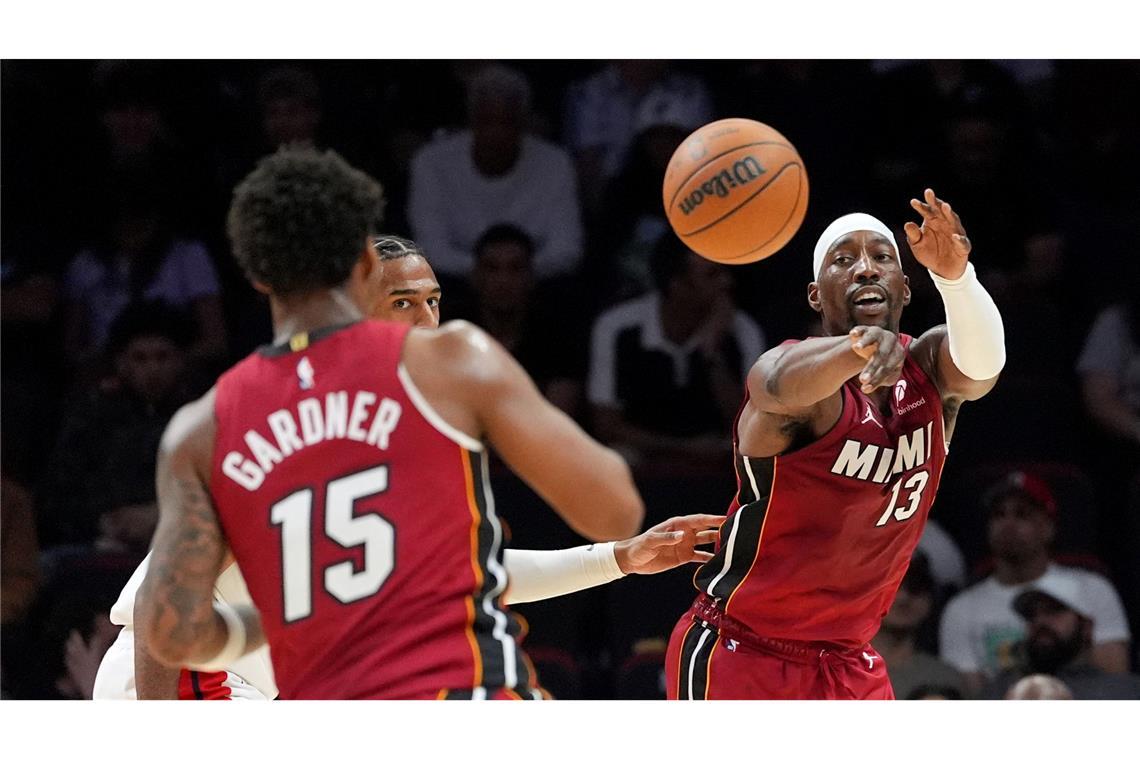 Schon nach drei von vier Vierteln hatte Adebayo den Saisonbestwert übertroffen.