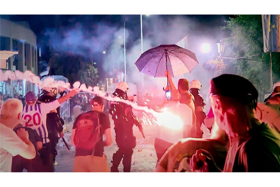 Schon seit Monaten gibt es massive Proteste gegen die Regierung in Serbien.