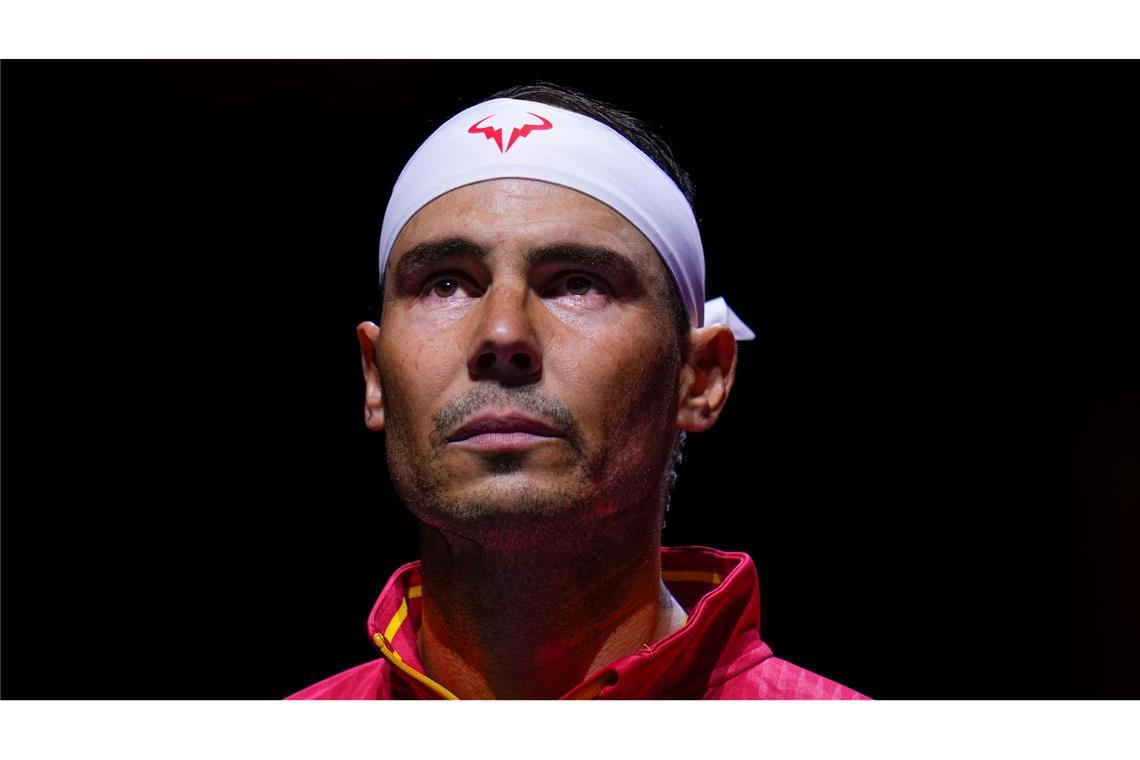 Aus im Davis Cup: Tennis-Karriere von Nadal vorbei Schon vor der letzten Partie seiner Karriere zeigte Rafael Nadal Emotionen.