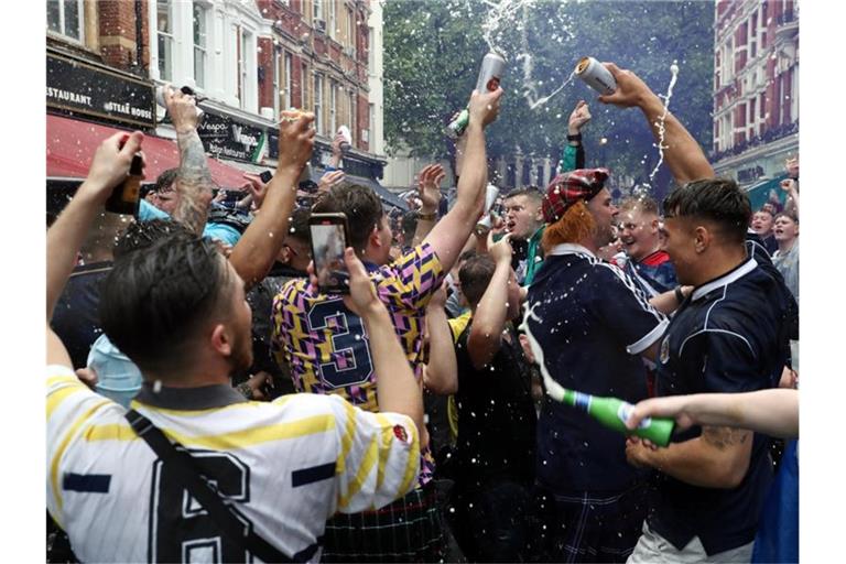 Schottland ist längst raus aus der EM - für einige Fans der Fußballnationalmannschaft hatte das Turnier aber unschöne Folgen. Foto: Kieran Cleeves/PA Wire/dpa
