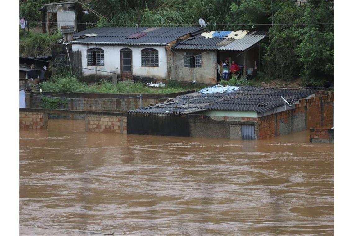 Schwere Regenfälle haben im brasilianischen Bundesstaat Minas Gerais zu Überschwemmungen und Erdrutschen geführt. Foto: Flavio Tavares/Futura Press/dpa