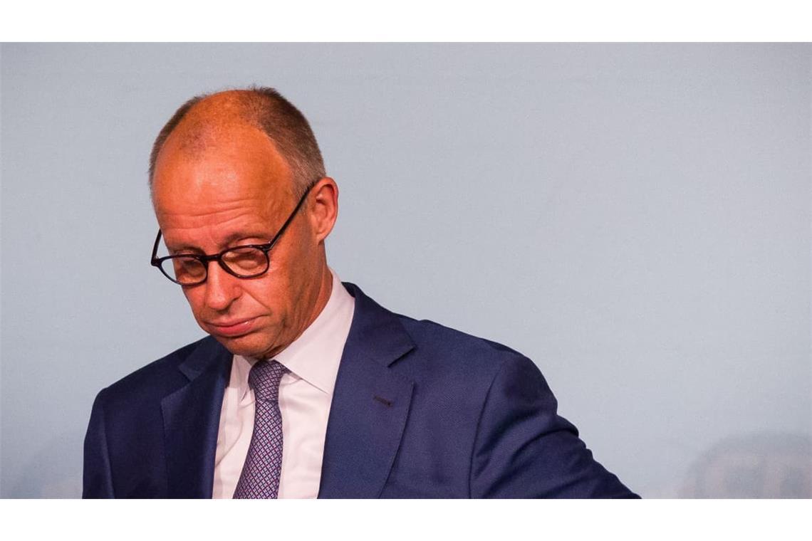 Schwere Zeiten stehen der CDU und Kanzler Frieidrich Merz ins Haus.
