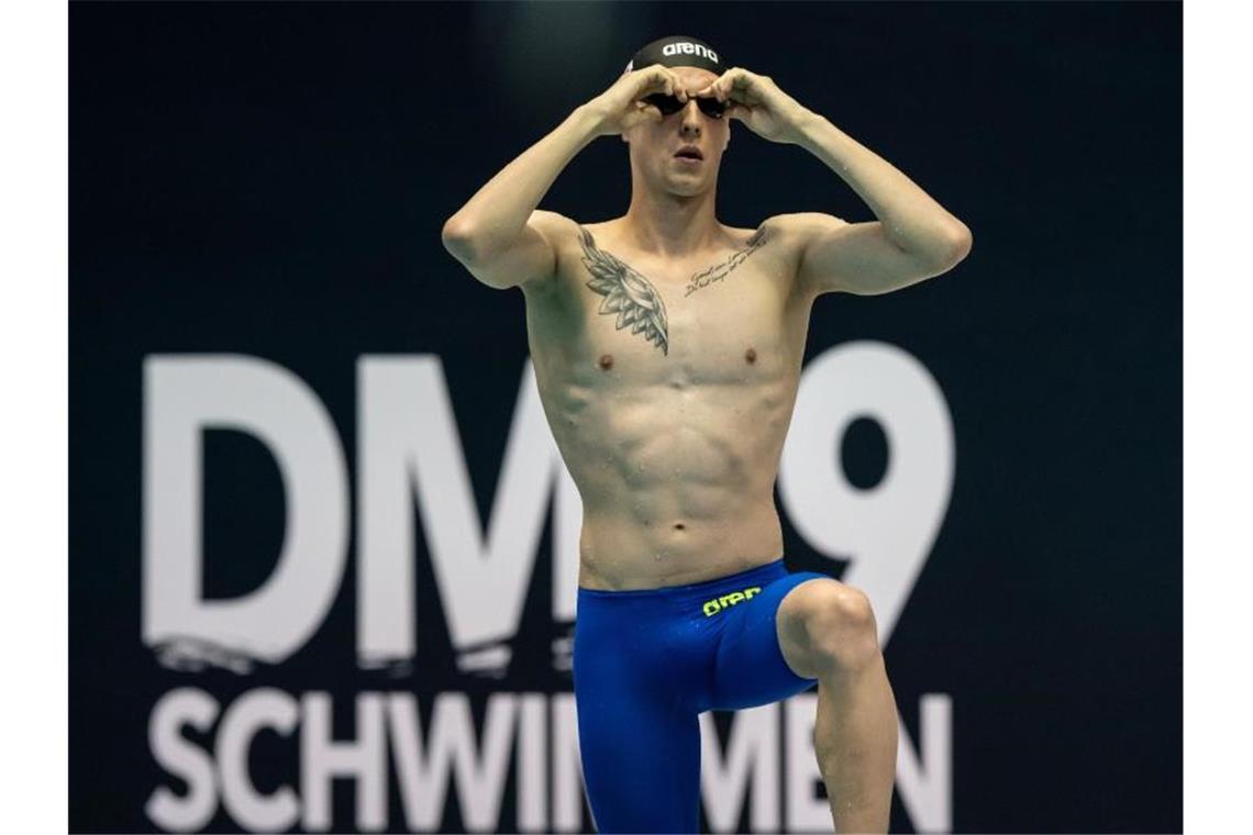 Schwimm-Weltmeister Florian Wellbrock hat bei den deutschen Meisterschaften seinen dritten Titel gewonnen. Foto: B. Thissen
