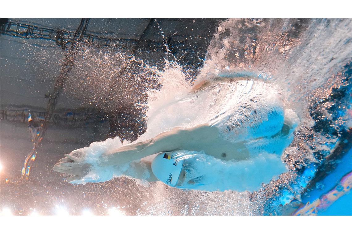 Bilder des Tages Schwimmen, Weltmeisterschaft, Männer, Freistil, 800m, Finale: Sven Schwarz aus Deutschland in Aktion.