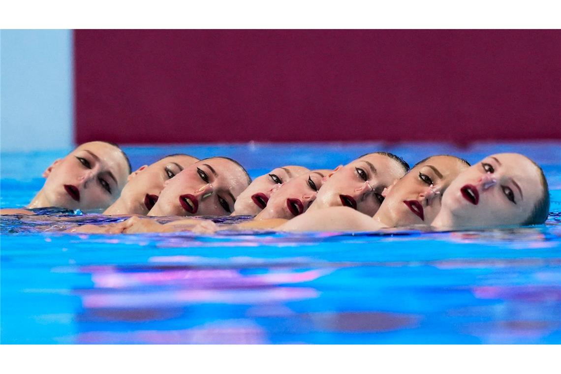 Schwimmen: Weltmeisterschaft; Synchronschwimmen, Finale, Team: Neutrale Athleten treten im Team-Finale des Kunstschwimmens bei den Weltmeisterschaften im Wassersport in Singapur an.