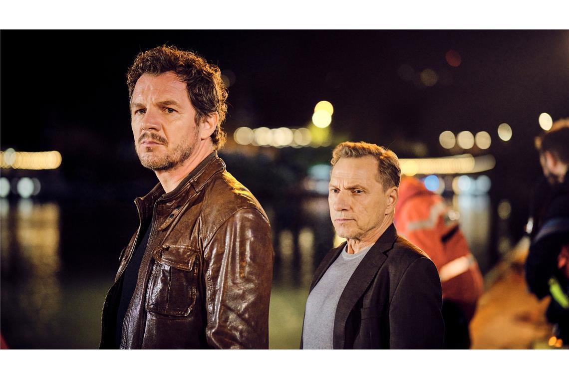 Sebastian Bootz (Felix Klare, links) und Thorsten Lannert (Richy Müller) gehen daher von einer Entführung aus.