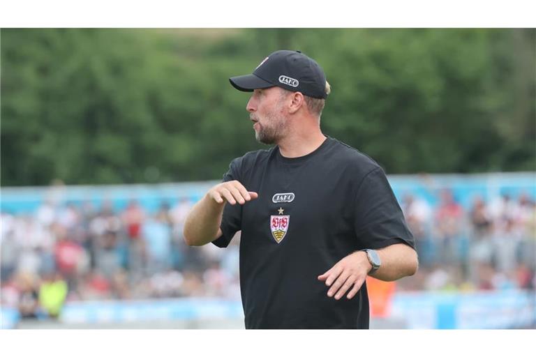Sebastian Hoeneß und der VfB sind gegen den 1. FC Heidenheim gefordert.