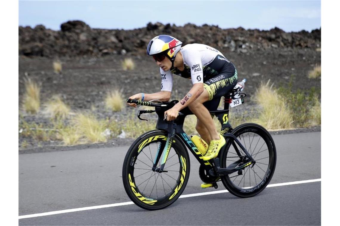 Sebastian Kienle in Aktion. Foto: Marco Garcia/AP/dpa/Archivbild