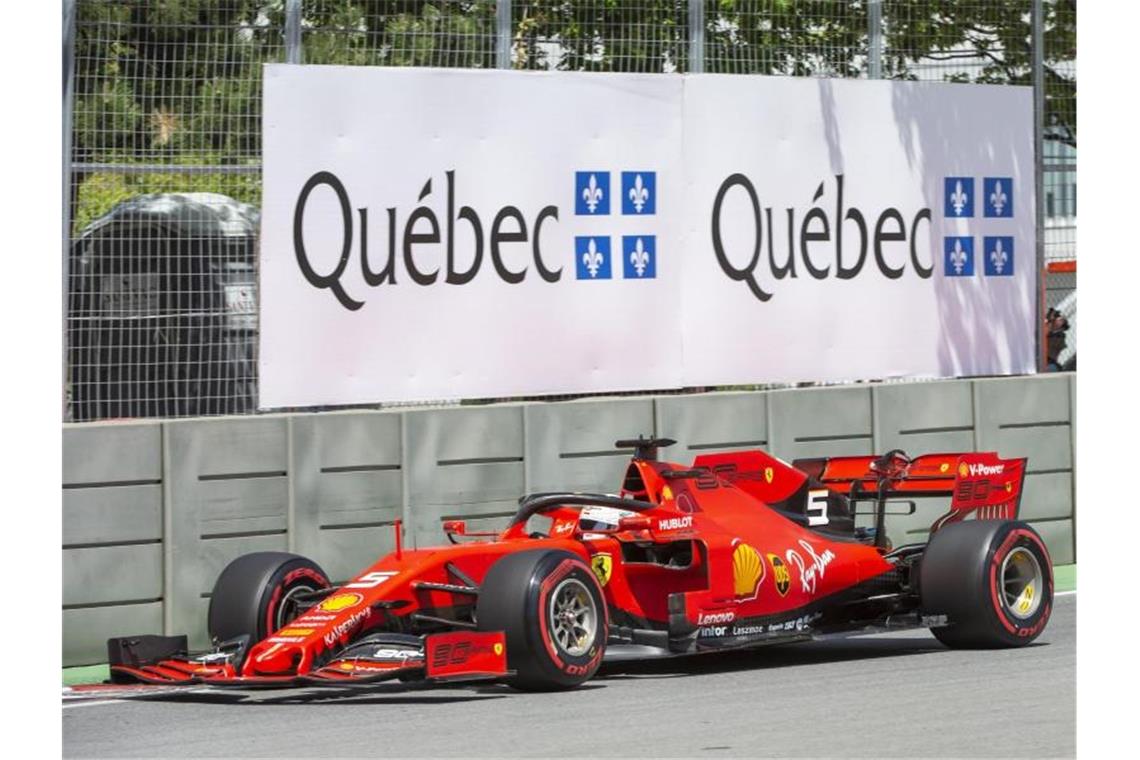 Sebastian Vettel holte sich die erste Pole Position der Saison. Foto: Ryan Remiorz/The Canadian Press/AP