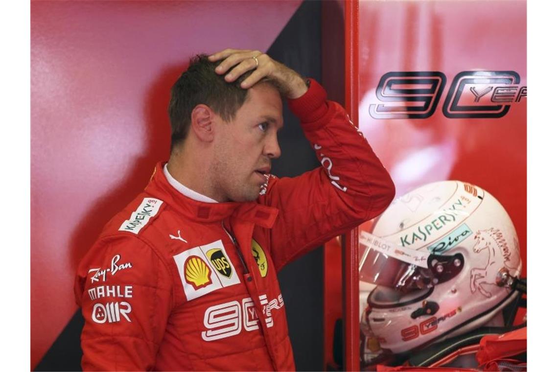 Sebastian Vettel konnte im entscheidenden Durchgang wegen eines Defekts an seinem Wagen nicht mehr fahren. Foto: Ronald Zak