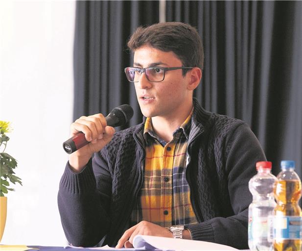 Seif Arsalan erzählt in seinem Buch „Aus Syrien geflüchtet“ seine Geschichte.Foto: J. Fiedler