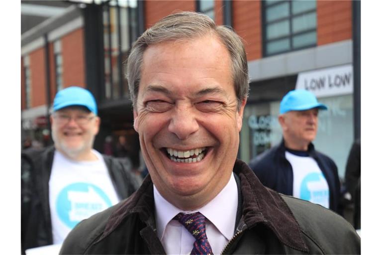 Seine Brexit-Partei könnte bei der Europawahl einen spektakulären Erfolg einfahren: Ex-Ukip-Chef Nigel Farage. Foto: Danny Lawson/PA Wire