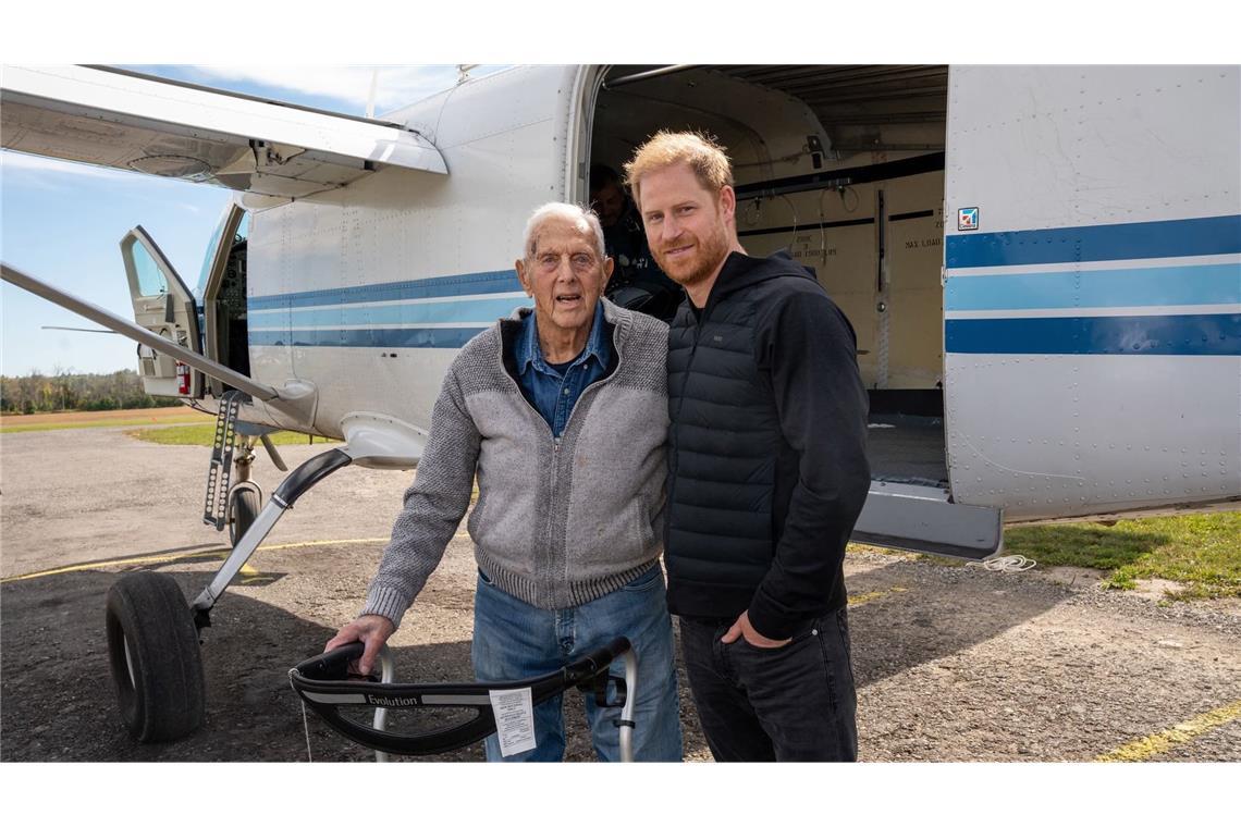 Seine Familie sei glücklich, zurück in Großbritannien zu sein, sagte Prinz Harry in Kanada. 