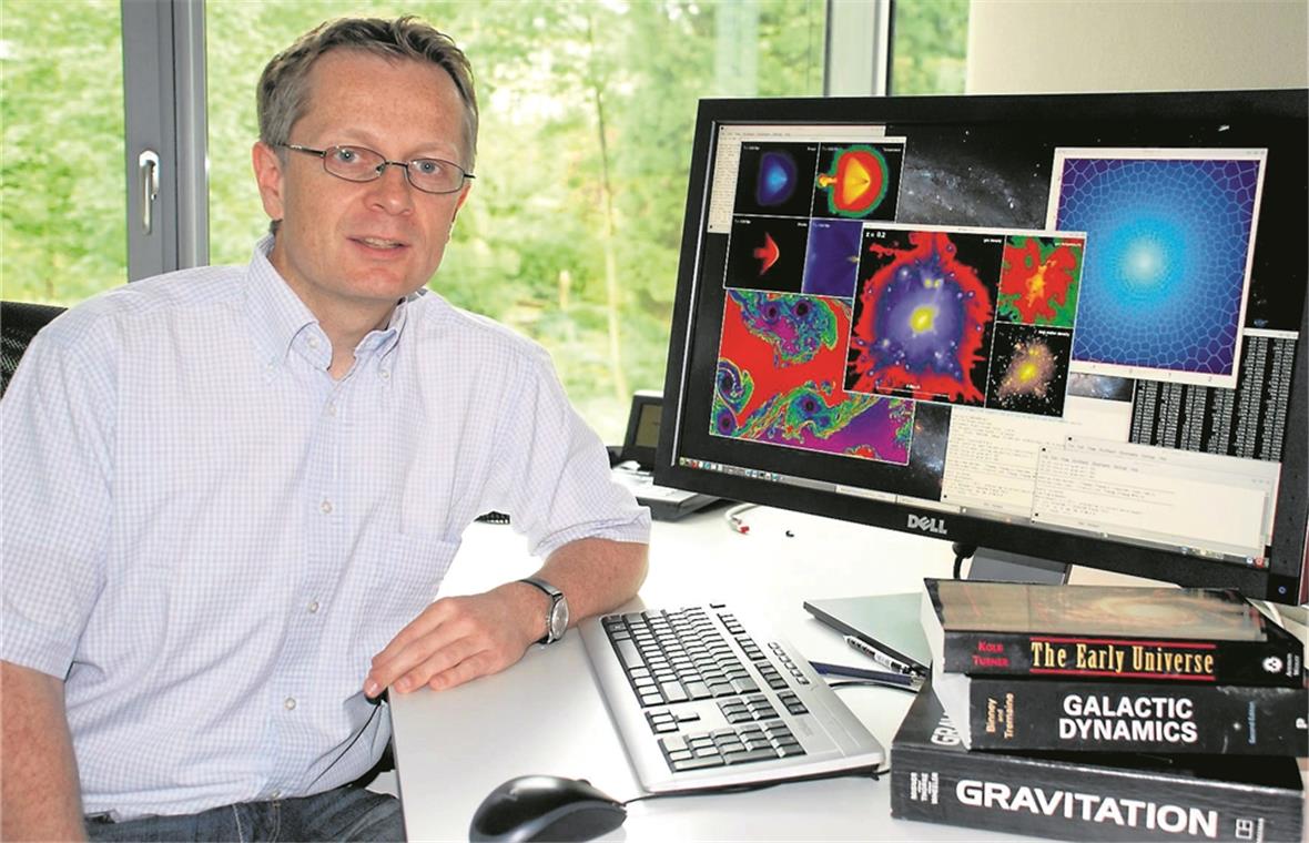 Seine Forschungsschwerpunkte sind die rechnergestützte Astrophysik und die Entstehung von Galaxien: Volker Springel. Archivfoto: Max-Planck-Institut