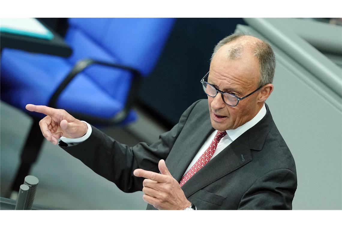 Seine Regierung macht hohe Schulden: Kanzler Friedrich Merz (CDU).