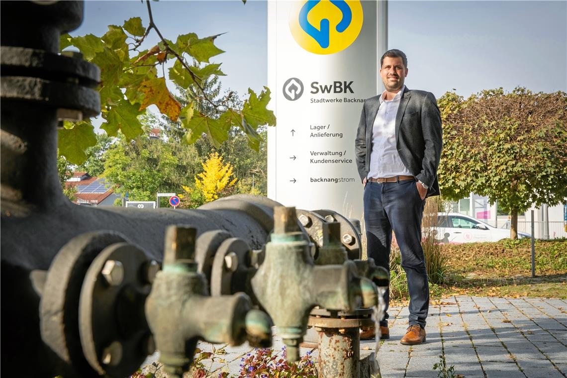 Seit Anfang Oktober hat Thomas Steffen bei den Stadtwerken Backnang das Sagen. Der neue Geschäftsführer würde gerne in weitere Nahwärmenetze investieren.