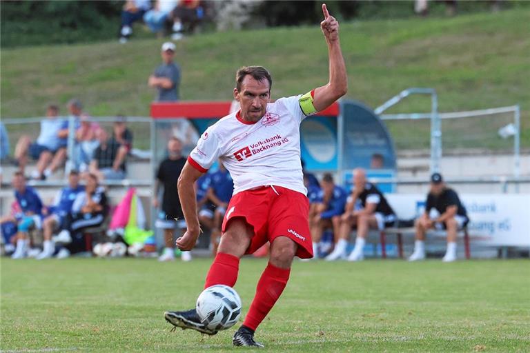 Seit der Rückkehr der TSG in die Oberliga vor sechs Jahren stets am Ball, wenn Backnang in die Saison startete: Julian Geldner, der diesmal über weiter Strecken der Vorbereitung verletzungsbedingt aber passen musste. Foto: Alexander Hornauer