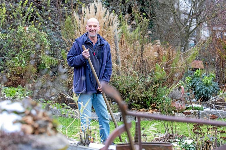 Seit drei Jahren schreibt die Stadt Backnang einen Wettbewerb für naturnahe Gärten aus. Stefan Czech gehörte 2020 zu den Preisträgern. Archivfoto: Alexander Becher