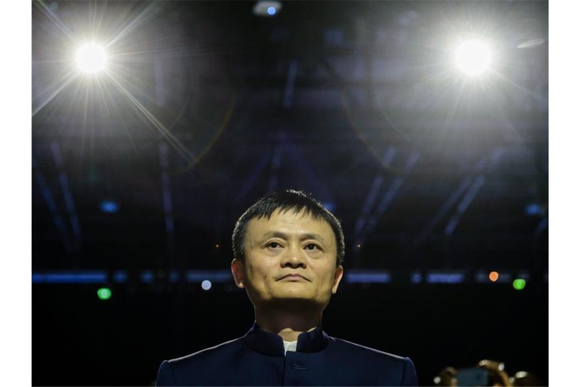 Wo steckt Jack Ma? Chinas mächtiger Milliardär verschwunden Seit Ende Oktober fehlt von Jack Ma, dem Gründer und CEO der Alibaba-Gruppe, jede Spur. Foto: Christophe Petit Tesson/EPA/dpa