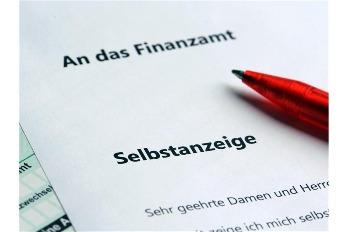 Kaum noch Selbstanzeigen von Steuersündern registriert