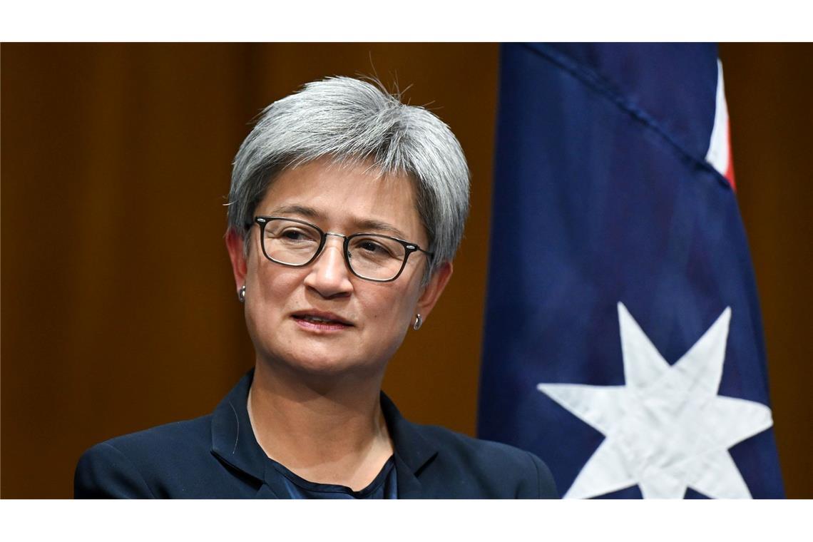 Seit mehr als 100 Tagen ist Krieg im Gazastreifen. Die australische Außenministerin Penny Wong hat nun eine dauerhafte Waffenruhe gefordert.