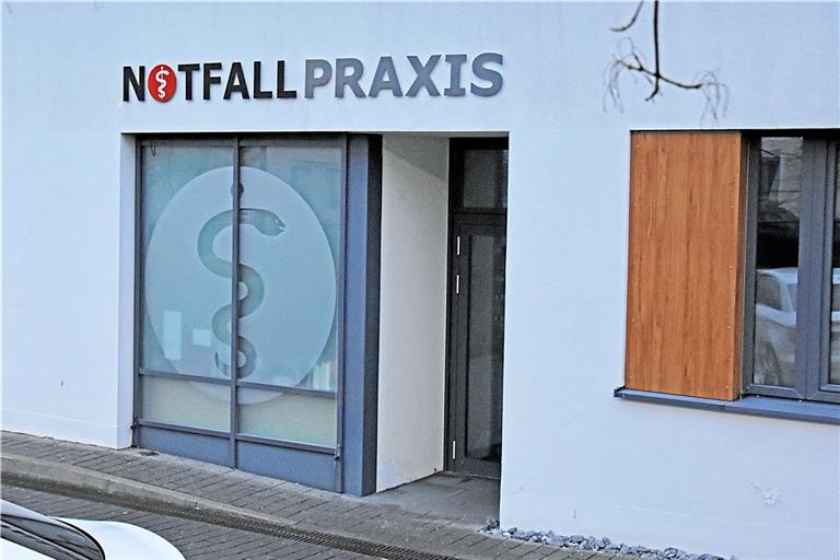 Seit Montag geschlossen: die Notfallpraxis Backnang. Foto: Tobias Sellmaier