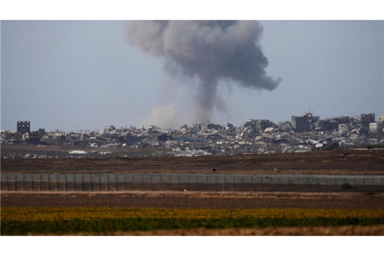 Seit Tagen fliegt die israelische Luftwaffe im Zuge der neuen Großoffensive massive Angriffe.
