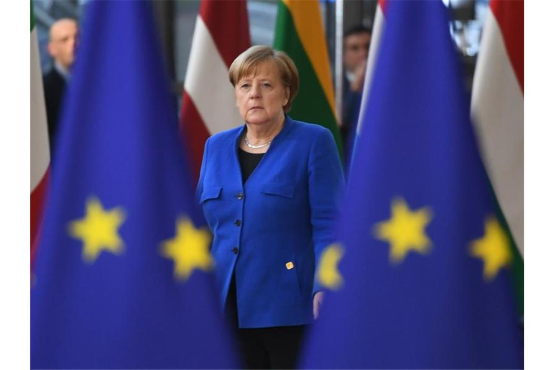 Seit vielen Jahren Dauergast in Brüssel: Bundeskanzlerin Angela Merkel trifft beim EU-Sondergipfel zum Brexit ein. Foto: Stefan Rousseau/PA Wire