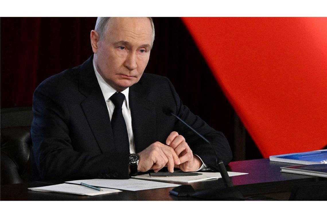 Seit Wochen sinken die Zustimmungswerte für Kremlchef Wladimir Putin. (Archivbild)