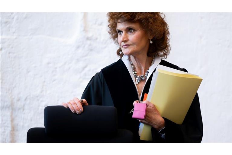 Selbst die Vorsitzende Richterin Heike Will kämpfte zum Abschluss des Prozesses mit den Tränen. (Archivbild)