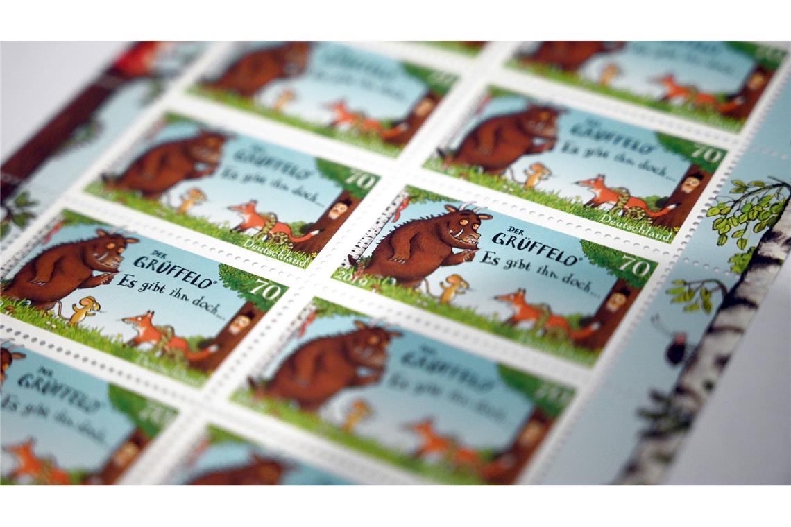 Selbst eine Briefmarke wurde dem "Grüffelo" bereits gewidmet. (Archivbild)