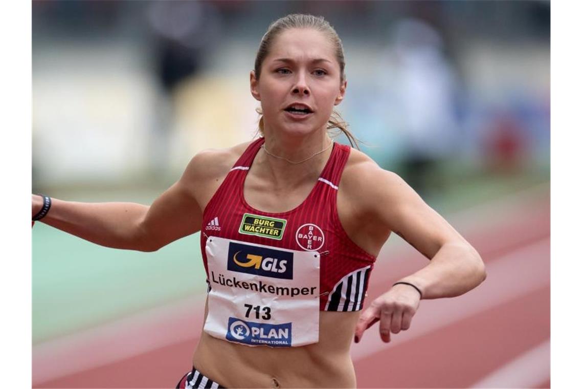 Selbstkritisch: 100-Meter-Ass Gina Lückenkemper. Foto: Sven Hoppe