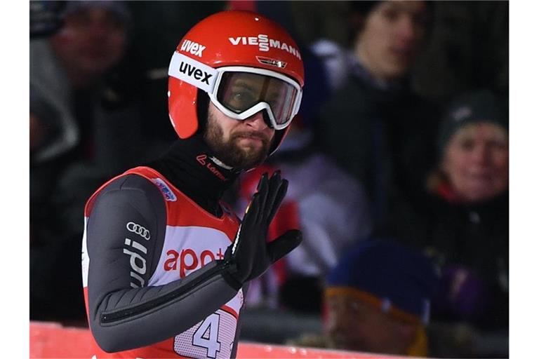 Selbstkritisch: Skisprung-Ass Markus Eisenbichler. Foto: Hendrik Schmidt/dpa-Zentralbild/dpa