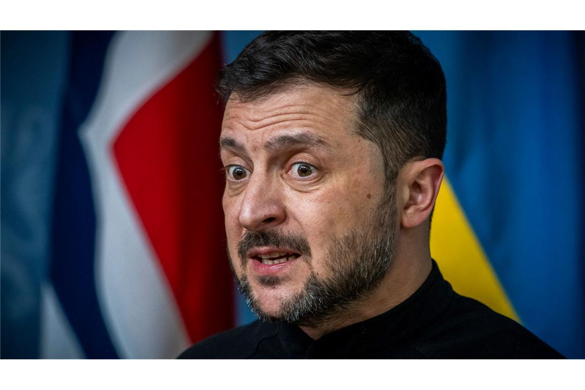 Selenskyj fordert größeren Druck auf Putin: "Wer auch immer diesen Krieg verursacht hat, muss ihn beenden." (Archivbild)