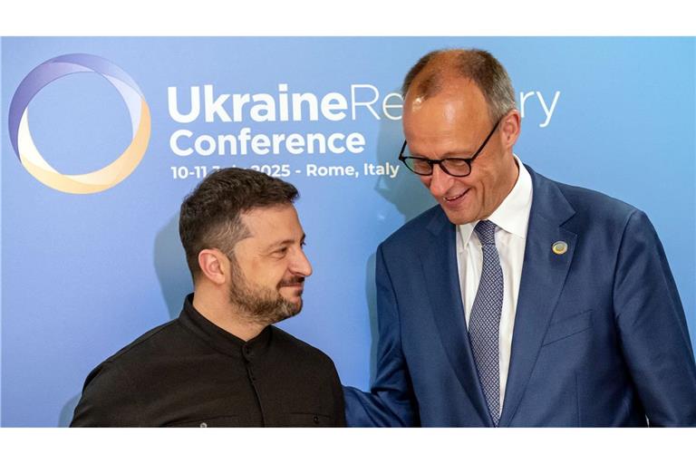 Selenskyj kommt für die Beratungen mit Kanzler Merz nach Berlin. (Archivbild)