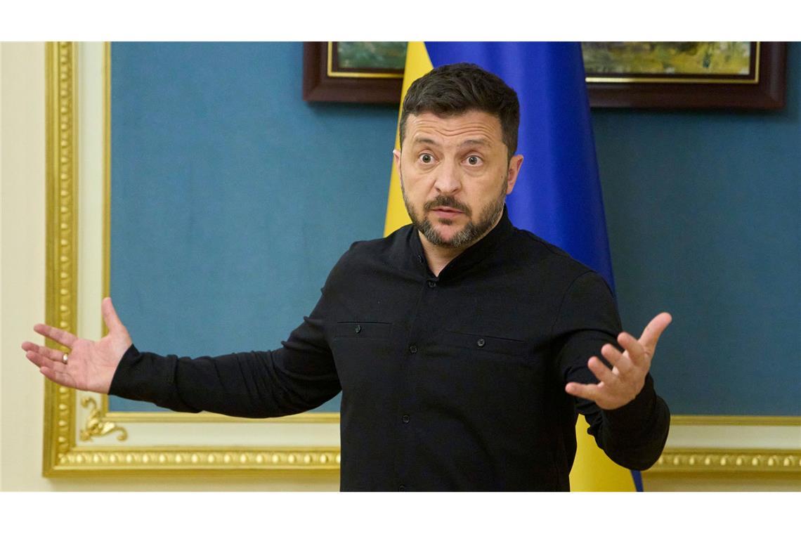 Selenskyj: Russland bereitet neue Offensive vor Selenskyj sieht Anzeichen, dass Russland eine neue Offensive vorbereitet. (Archivbild)