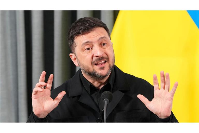 Selenskyj will vor Jahresende noch viel für eine Friedensregelung erreichen. (Archivbild)