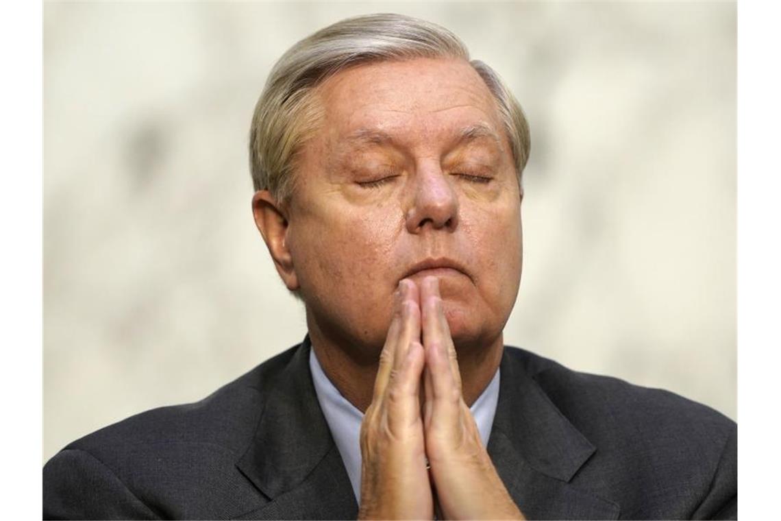 Senator Lindsey Graham kann seinen Sitz in South Carolina verteidigen. Foto: Susan Walsh/AP Pool/dpa