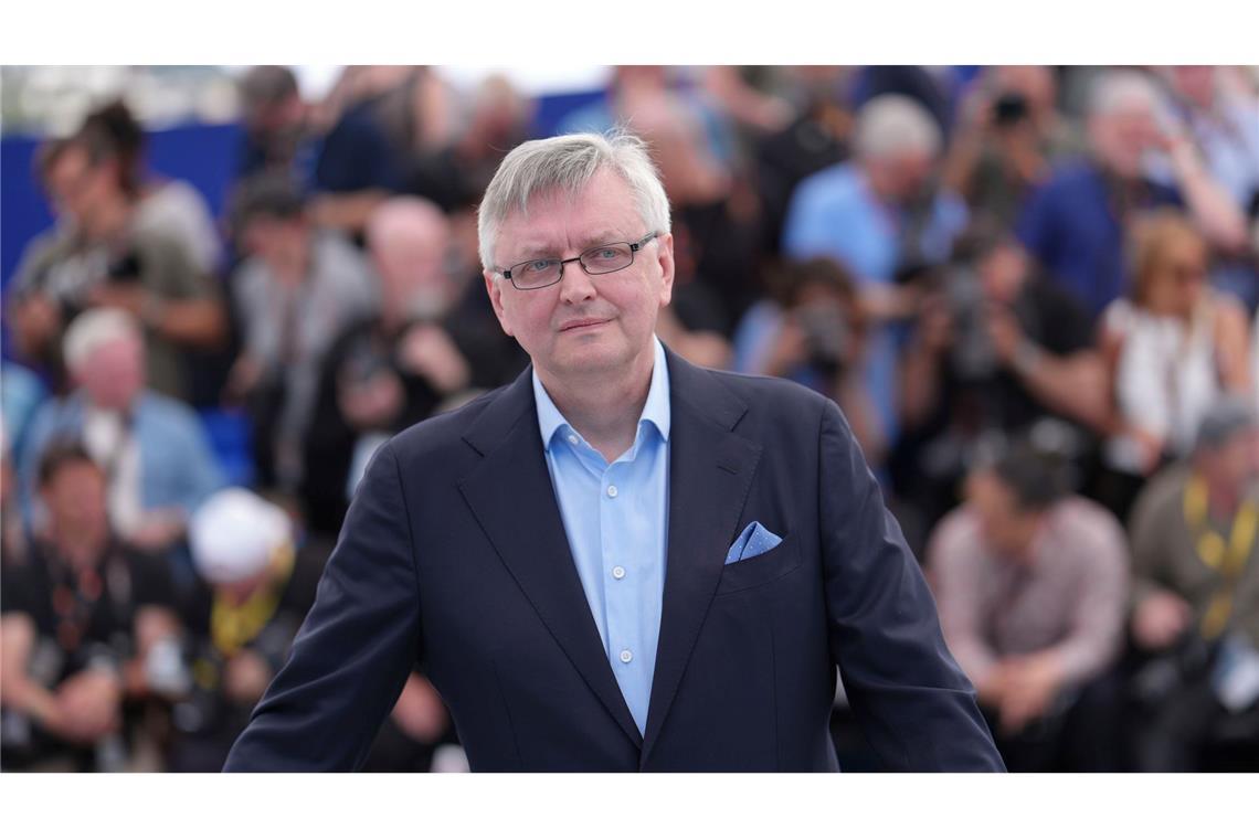 Das sind die Favoriten beim Filmfestival Cannes Sergei Loznitsa bei der Vorstellung seines neuen Films in Cannes.