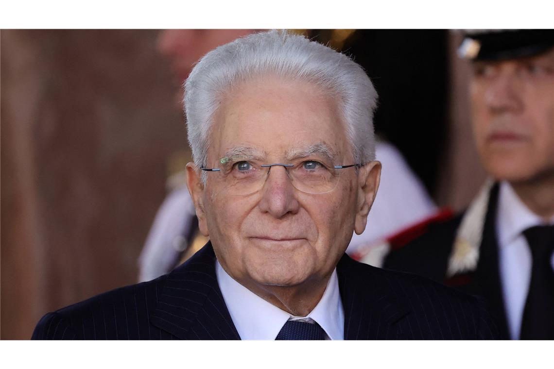 Italiens Präsident Mattarella zu Herz-OP im Krankenhaus Sergio Mattarella ist einer der dienstältesten Staatschefs in Europa. (Archivbild)