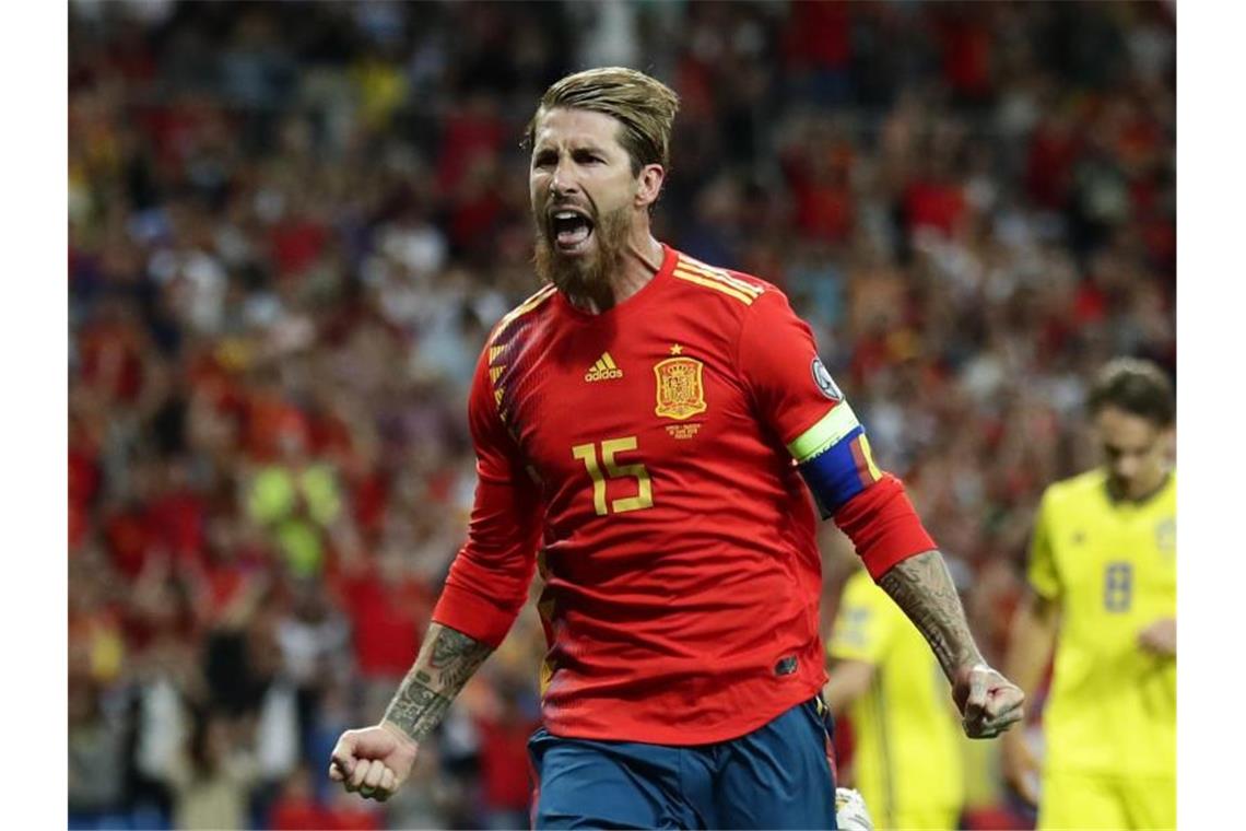 Sergio Ramos erzielte das 1:0 per Elfmeter. Foto: Manu Fernandez/AP