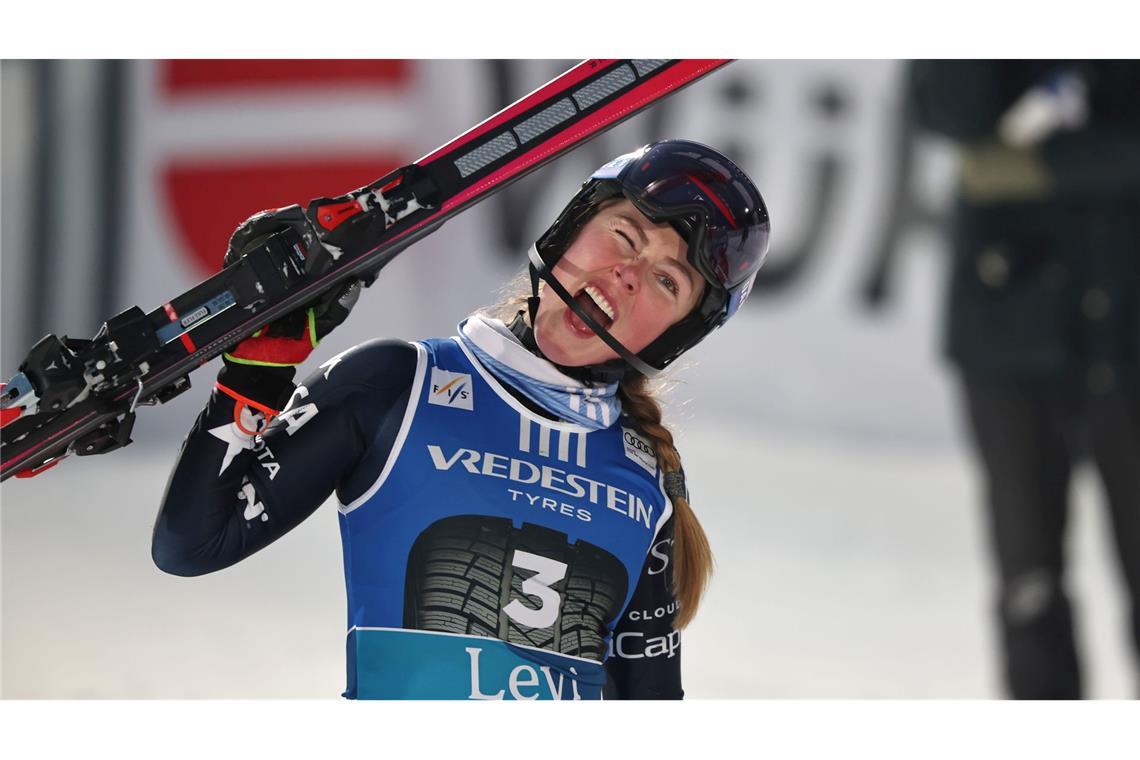 Seriensiegerin Mikaela Shiffrin fuhr in einer eigenen Liga.