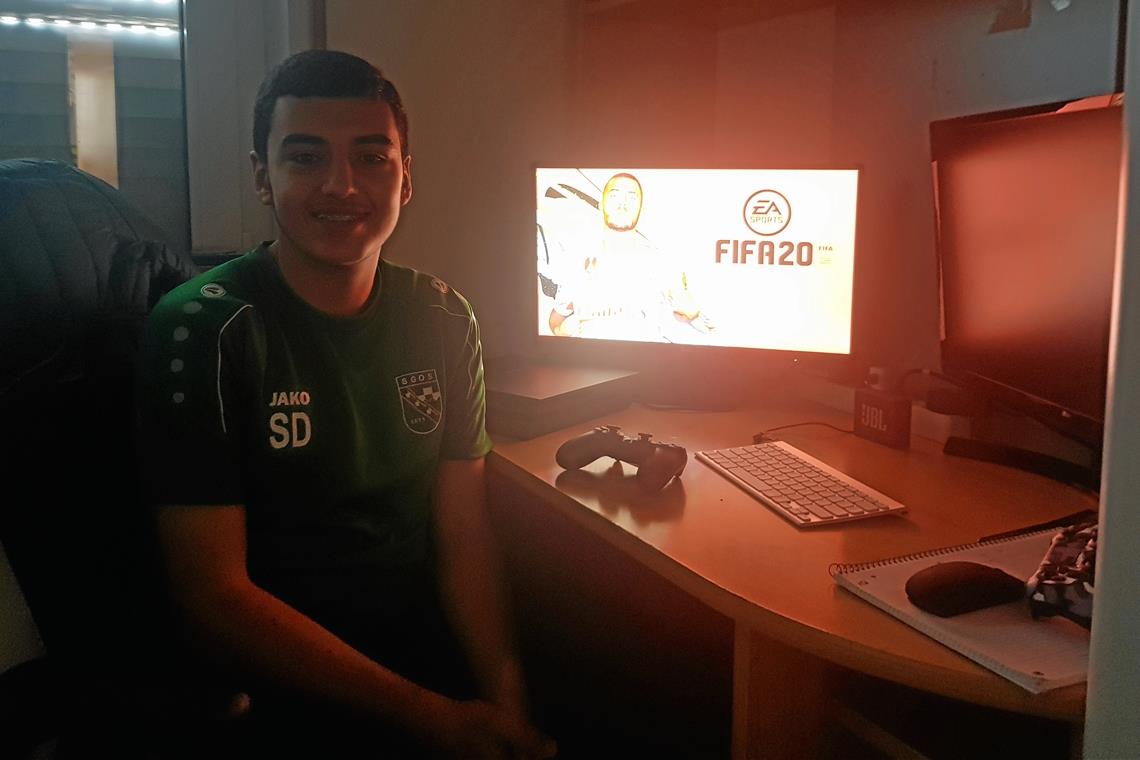 Serkan Dogan zieht mit der SG Oppenweiler/Strümpfelbach ins Finale des BKZ-FIFA-Cups ein. Foto: privat