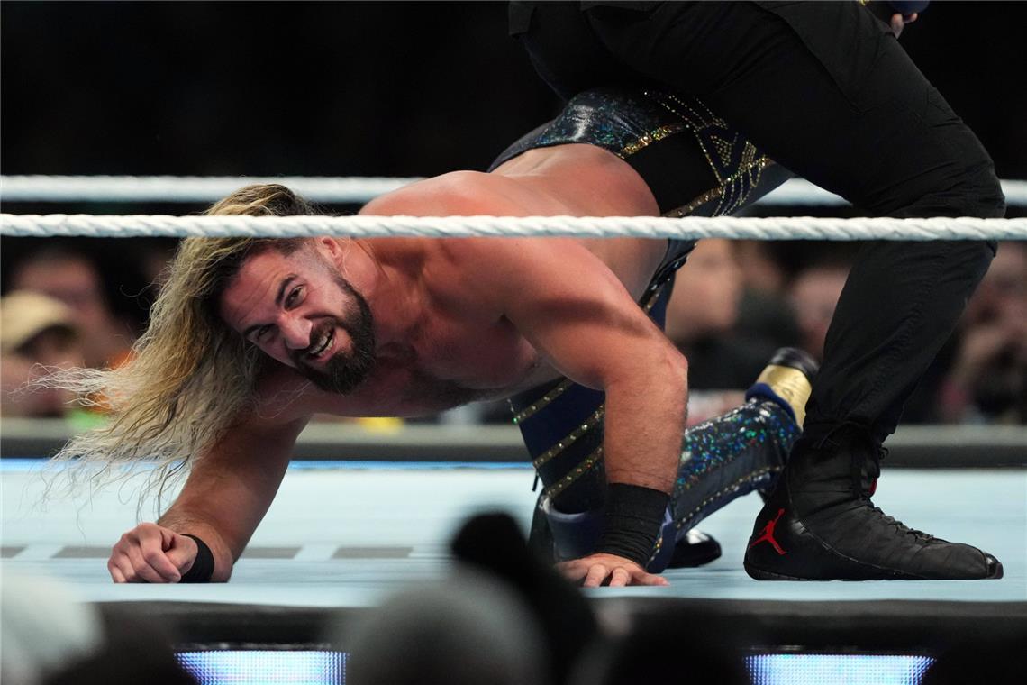 Alle Ergebnisse der Matches vom 4. August 2025 Seth Rollins (hier bei WrestleMania XL).