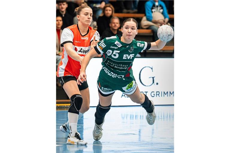 Setzt sauber zum Wurf an: die Göppingerin Lara Däuble