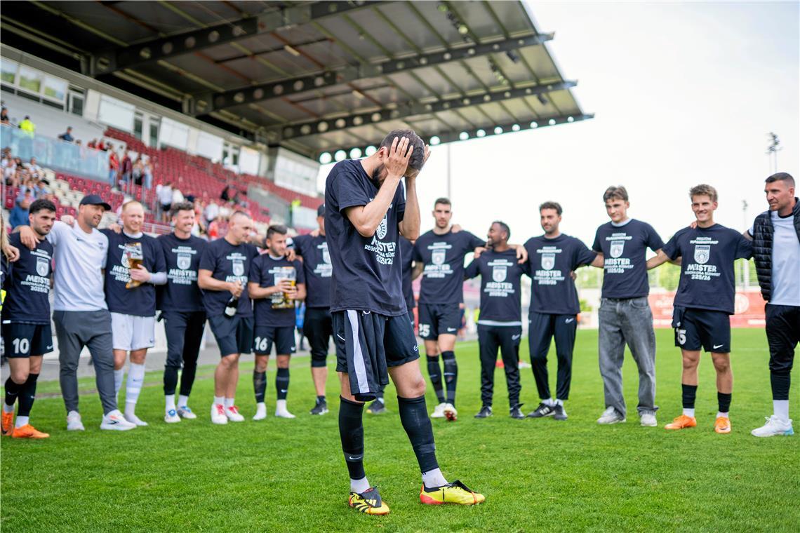 SG-Kapitän Volkan Celiktas ist stolz auf die Leistung der Mannschaft über die ko...