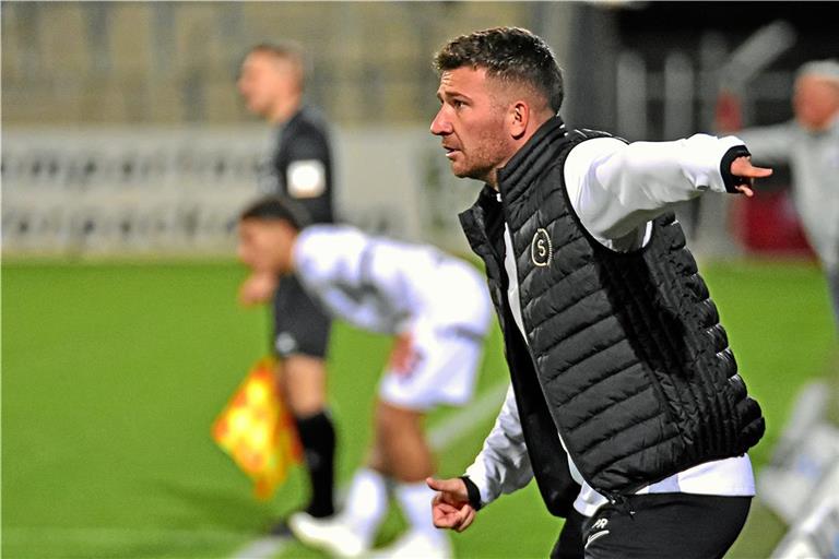 SG-Trainer Pascal Reinhardt und sein Team sind heute in Mainz gefordert. Foto: Tobias Sellmaier