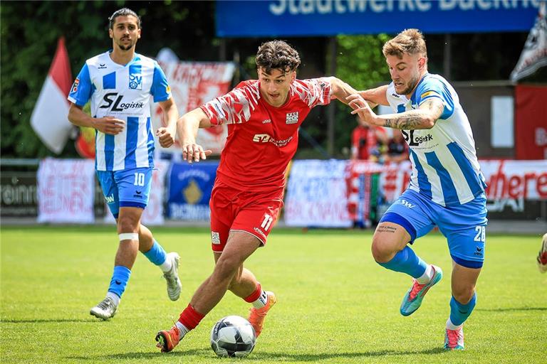 Shaban Veselaj ist in der neuen Saison für den VfR Mannheim am Ball. Foto: Alexander Becher