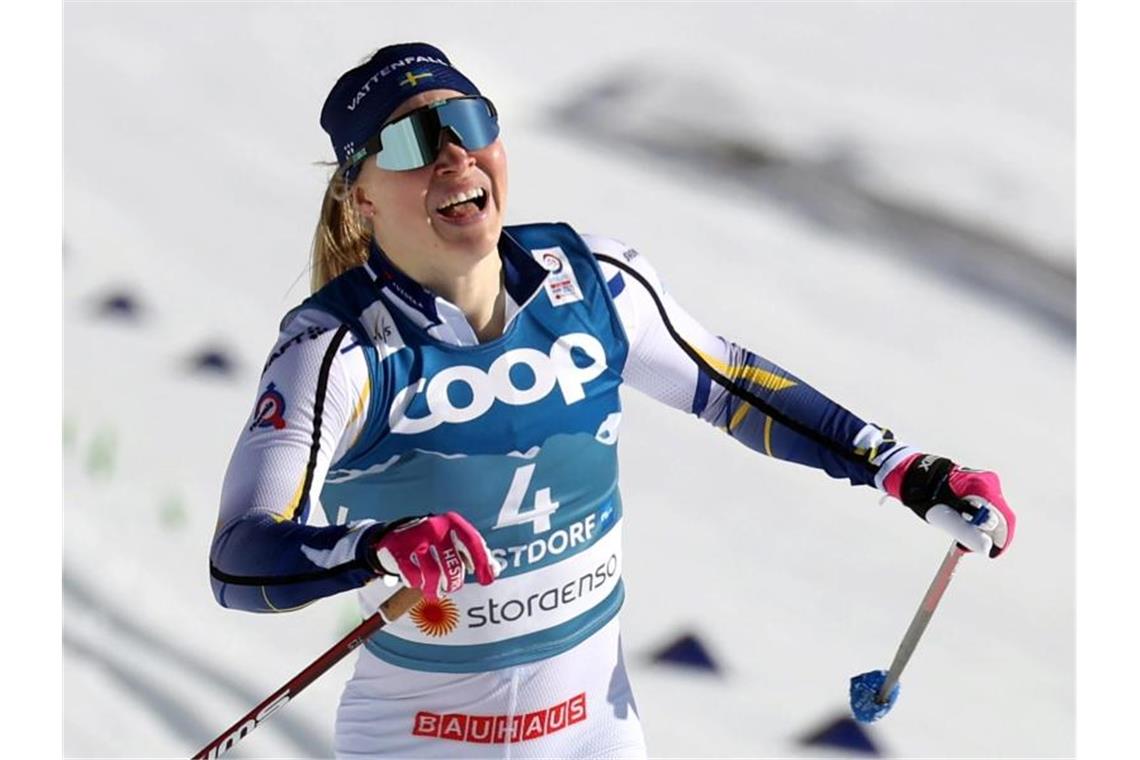 Sicherte sich WM-Gold im Sprint: Jonna Sundling. Foto: Karl-Josef Hildenbrand/dpa